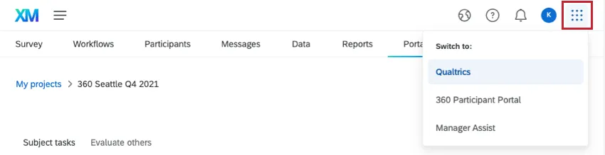 ariaラベルが切り替わるボタン。アカウント設定を開くことができるプロフィールアイコンの次へヘッダーに表示されます。