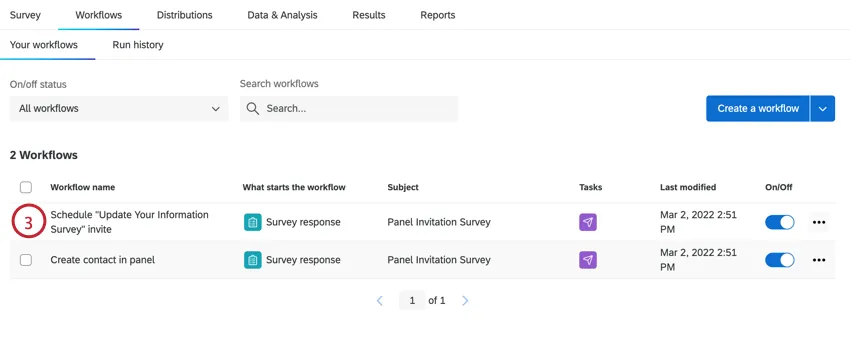 choosing the update workflow