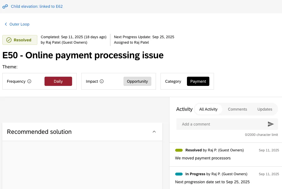 i vari campi di unelevazione individuale