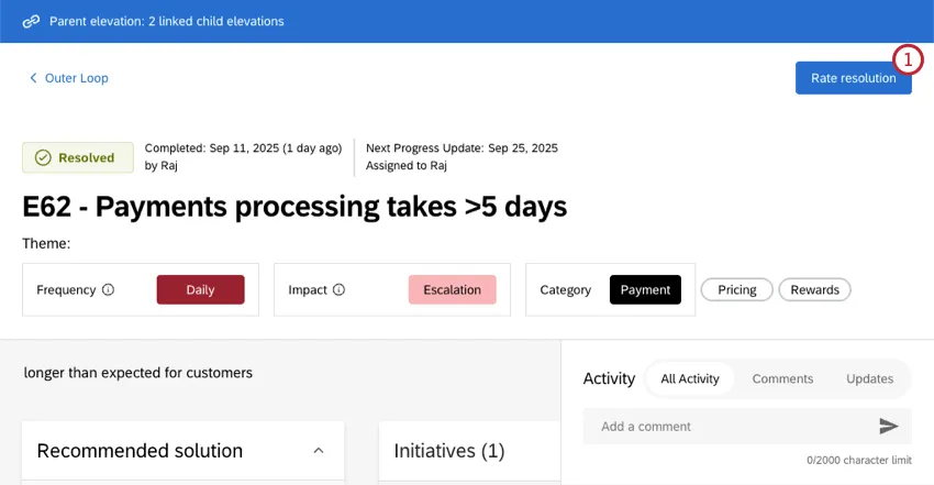 taux résolution bouton