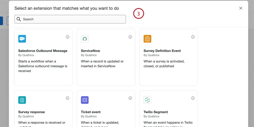 auswahl des Workflow-Ereignisses
