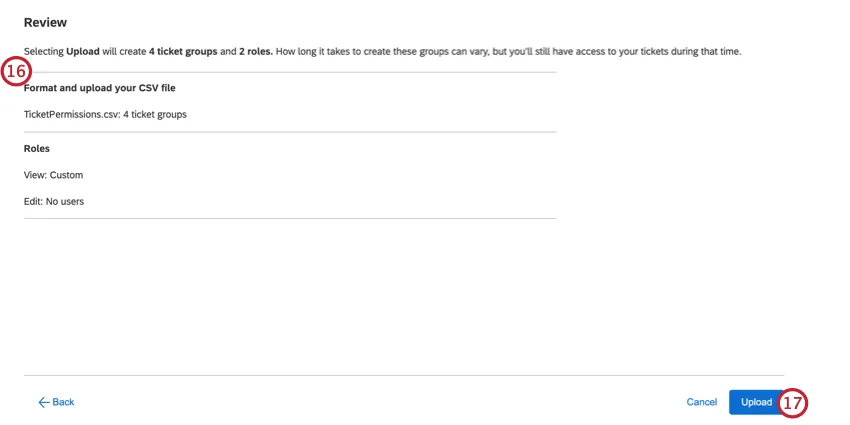 Überprüfen des Uploads