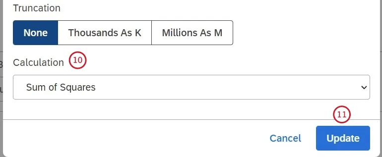 Calculation: Sum of squares