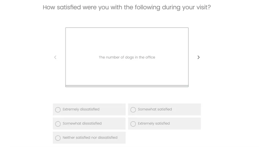 Deux colonnes de choix de réponses sous lénoncé