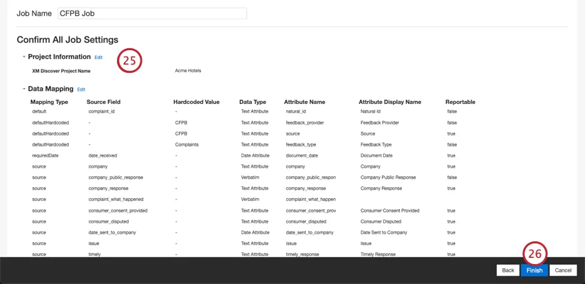valutare limpostazione del connettore e salvarlo