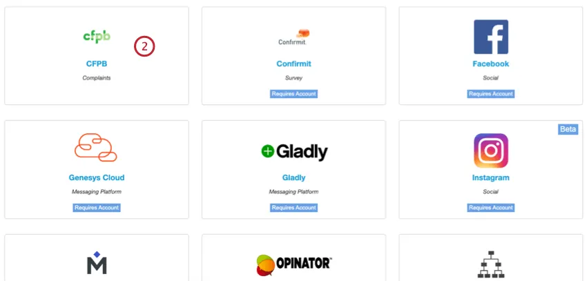 selecting cfpb as the job type