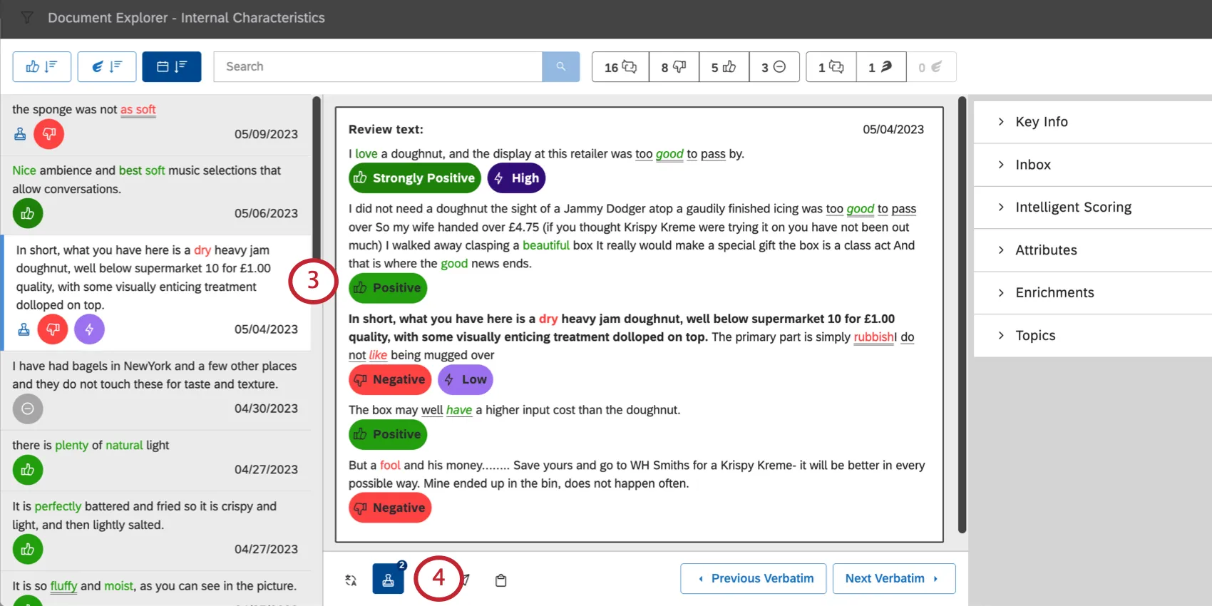 document in document explorer. clip icon looks like a claw clip