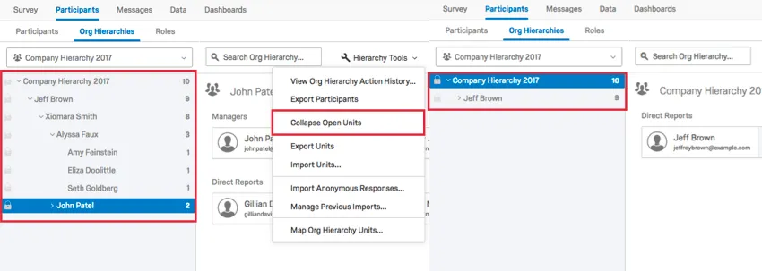 ユニットを閉じる際のビフォーアフター画像