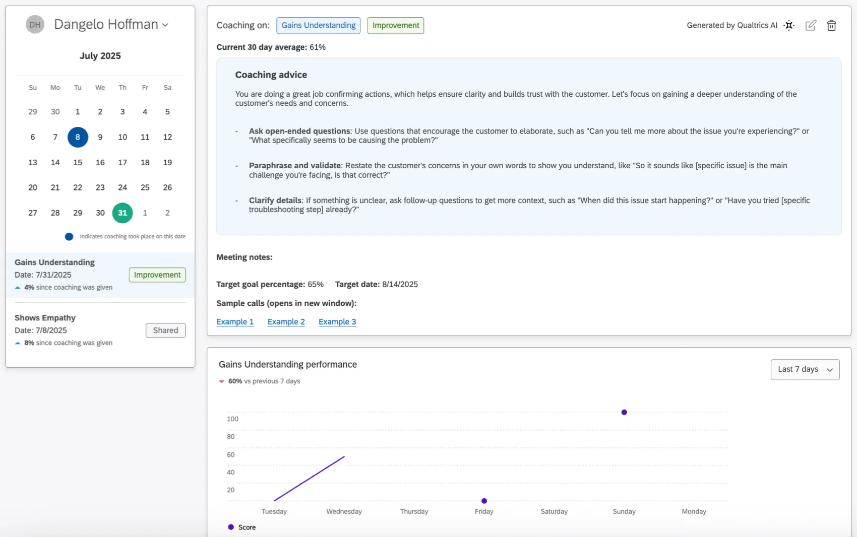 viewing specific details of an agents plan