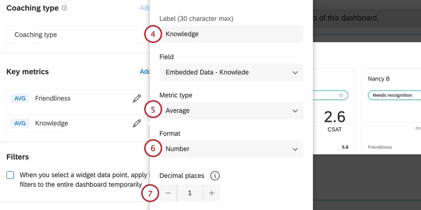 customizing the metric