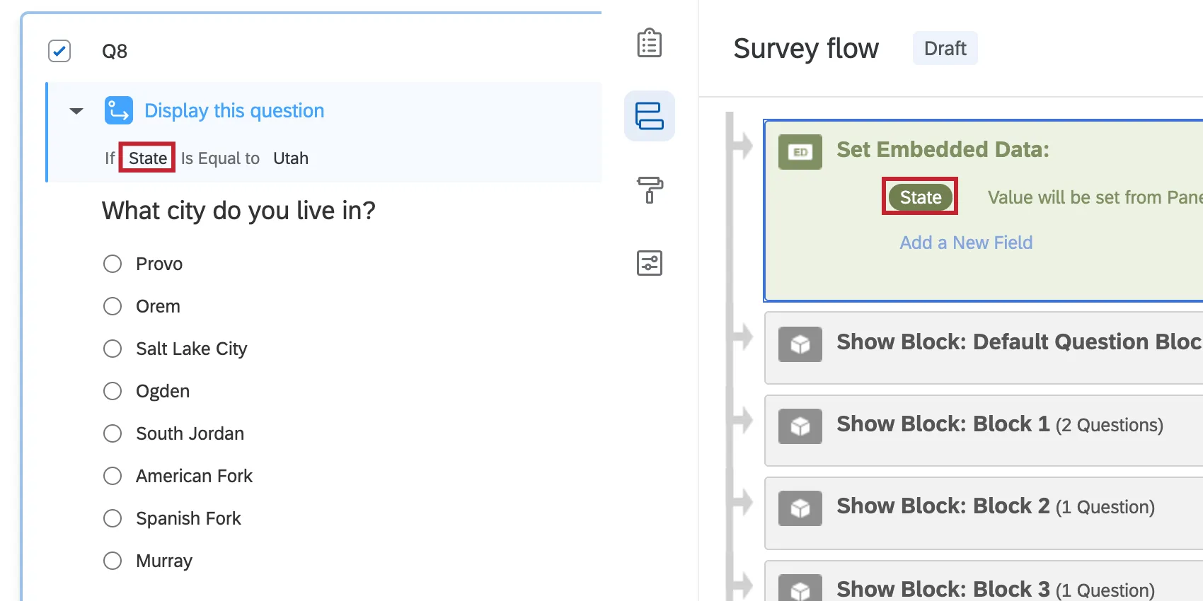 Come si presenta la logica se i DATI INTEGRATI sono stati eliminati