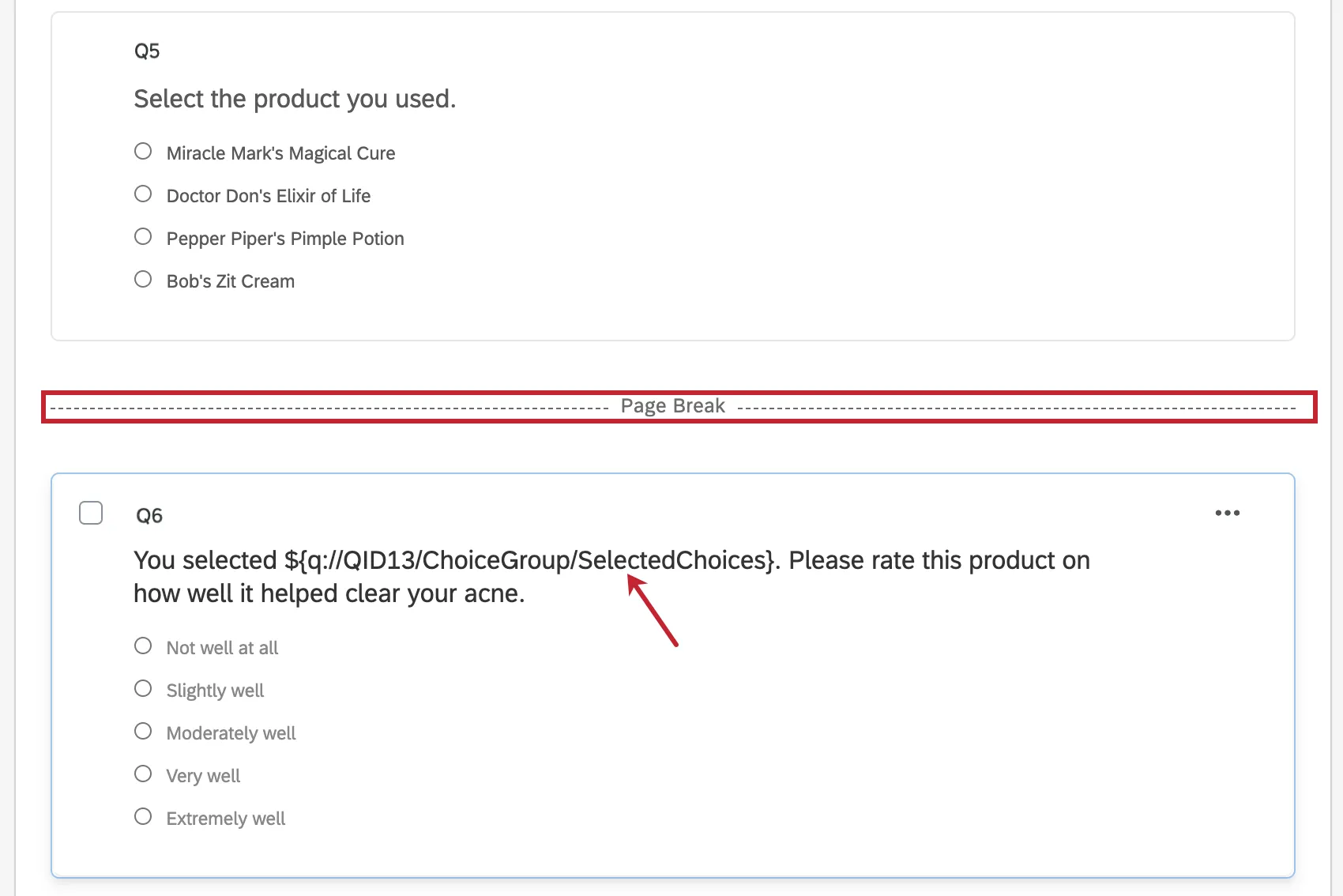 Salto de página entre texto dinámico