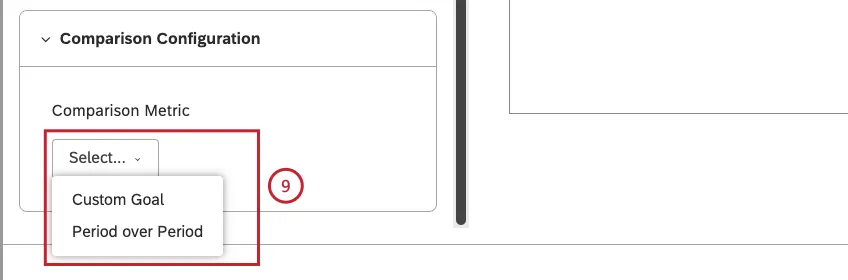 Select a calculation to compare the main metrics to