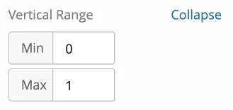Vertical range field has a min and max