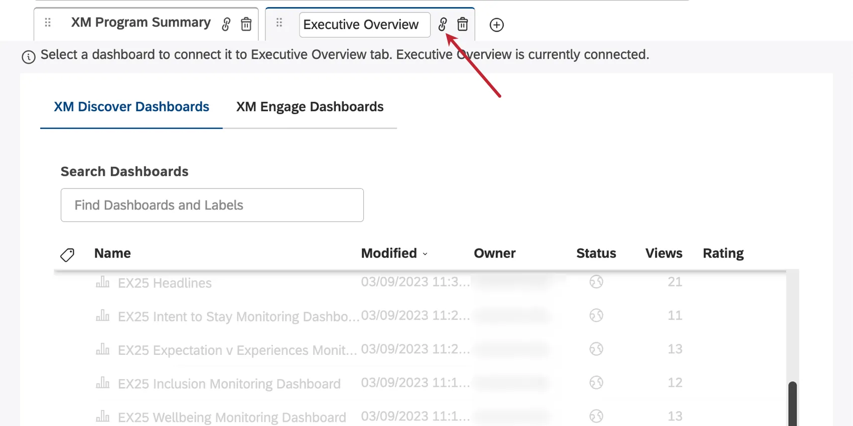 Surligner licône dun lien sur un onglet