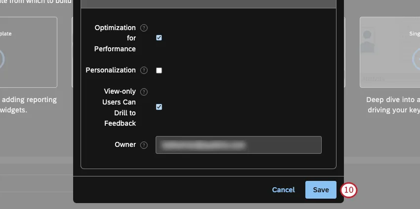 Save button at bottom of window