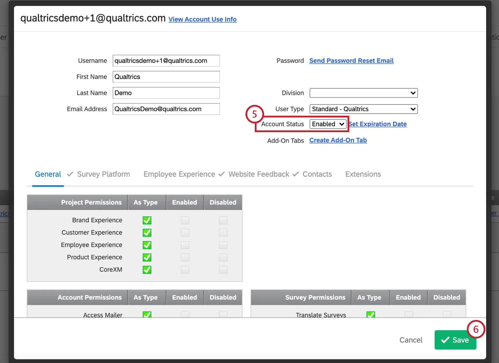 Le compte est activé