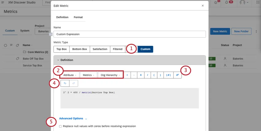 Creando una métrica matemática