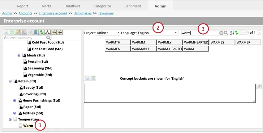 adding terms to a node