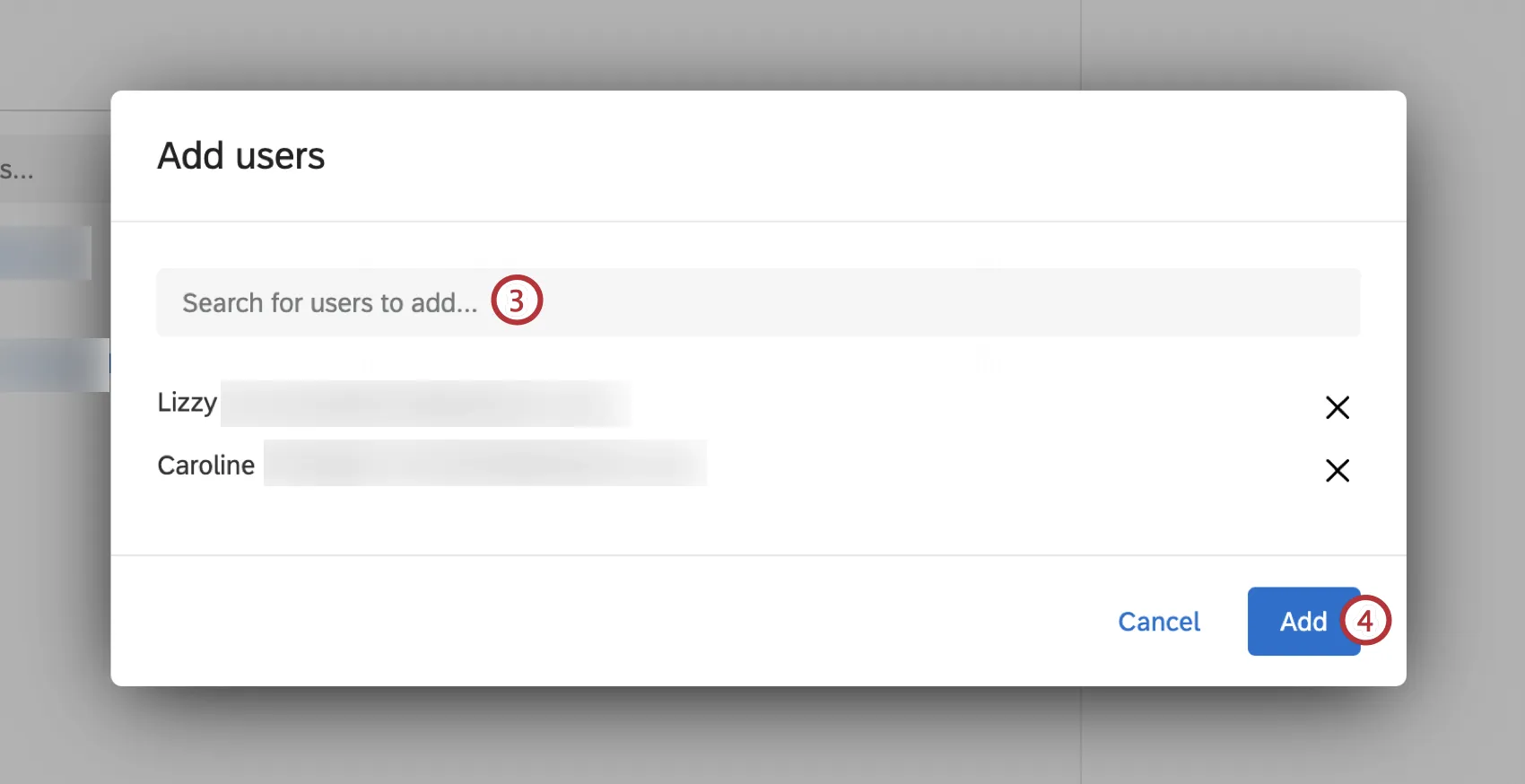add button to add a user to a role