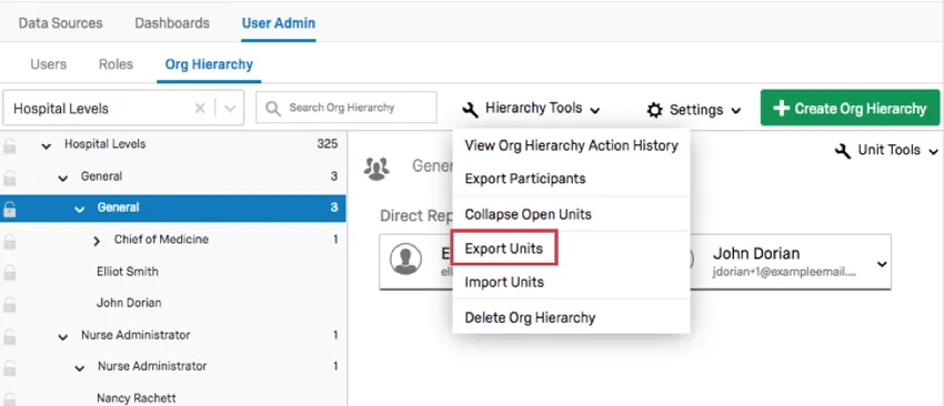 Fourth option in tools menu