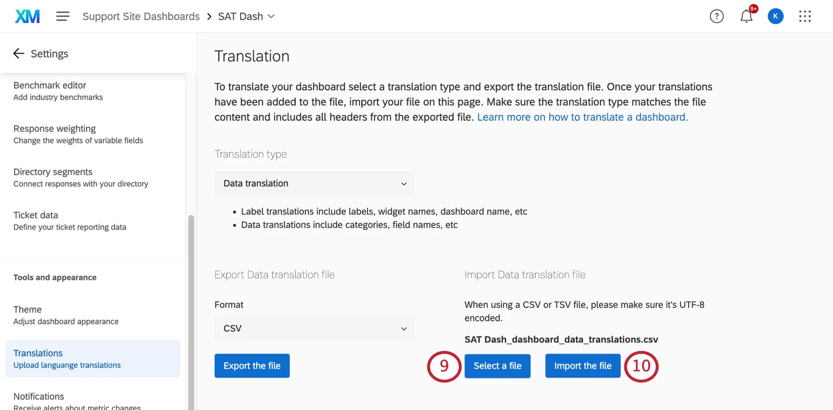uploading file to Qualtrics