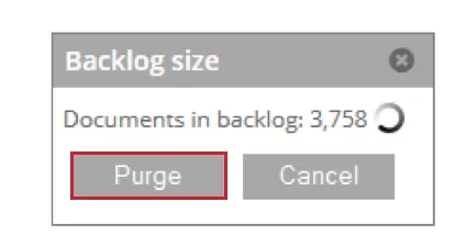 The Purge button