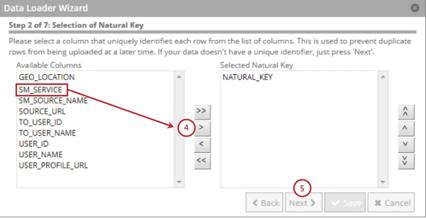 choose a natural key field
