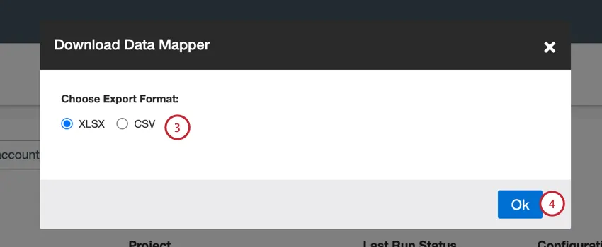 choosing an export format