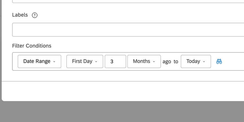 creating a filter for first day