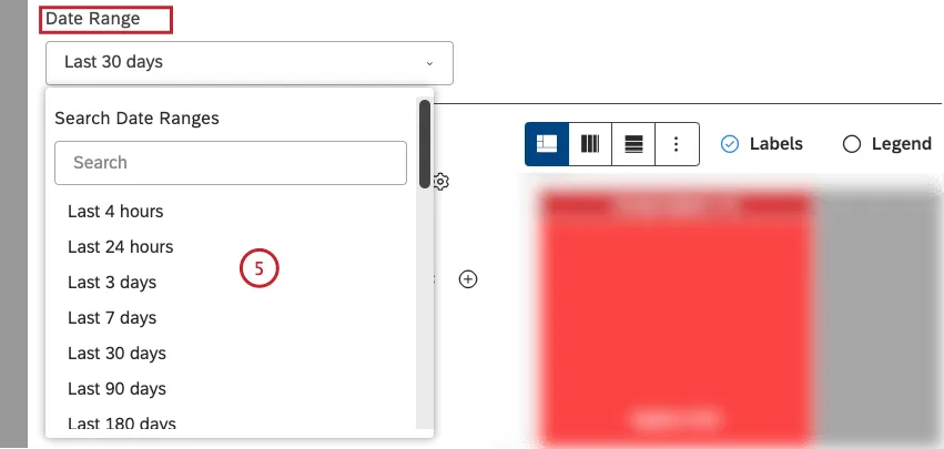 Selecione o intervalo de datas para o relatório.