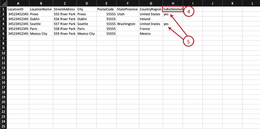 editing the location file