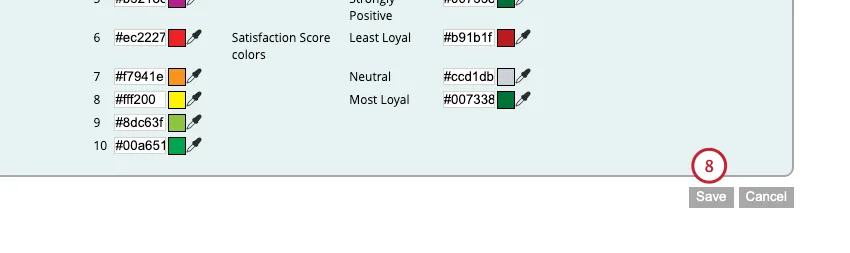 bouton de sauvegarde