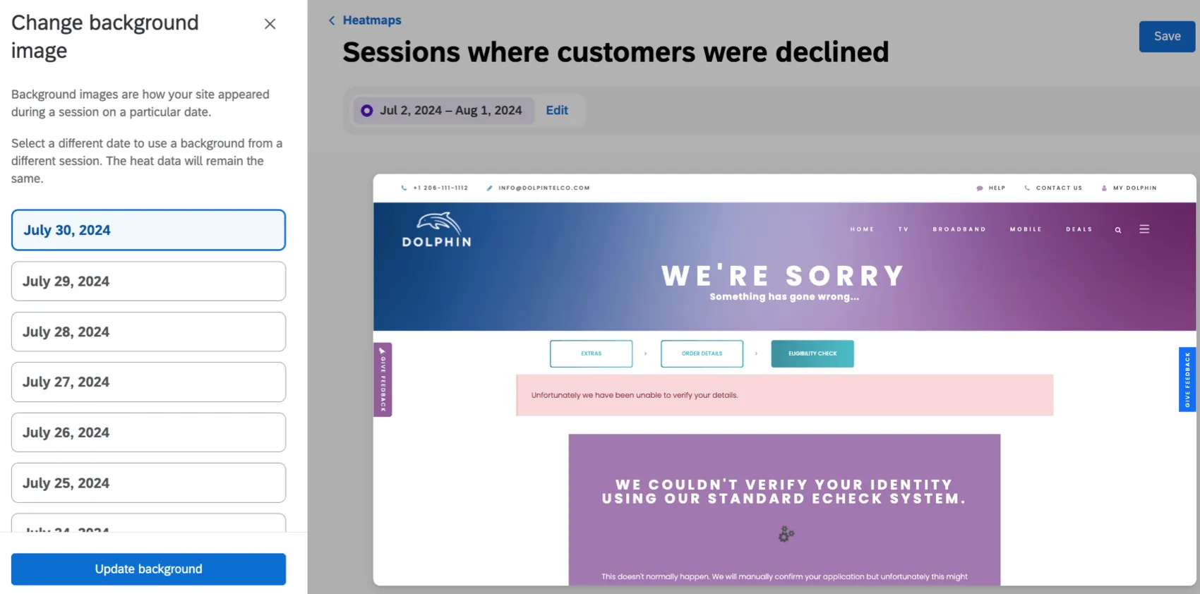 Opciones para cambiar la imagen de fondo