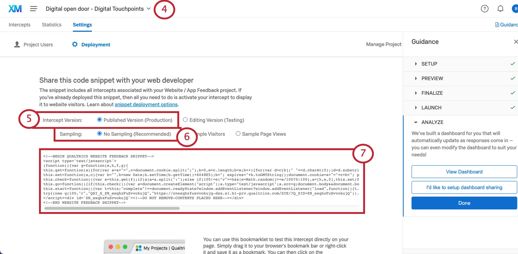 Abrufen des Code-Snippets