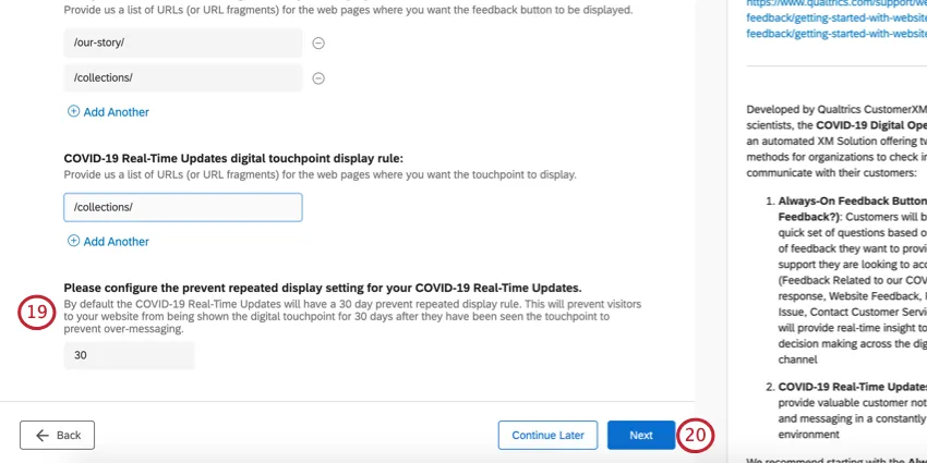 adding a prevent repeated display rule