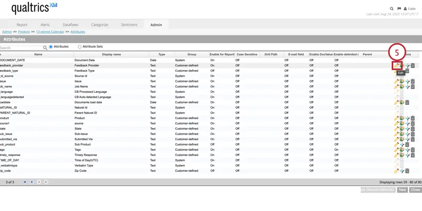 haciendo clic en editar