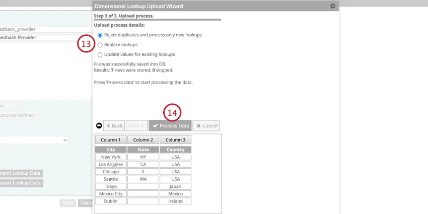 choosing settings for existing mappings