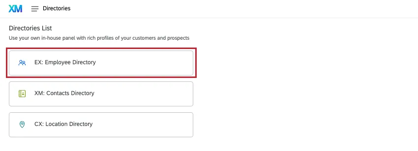 choosing employee directory