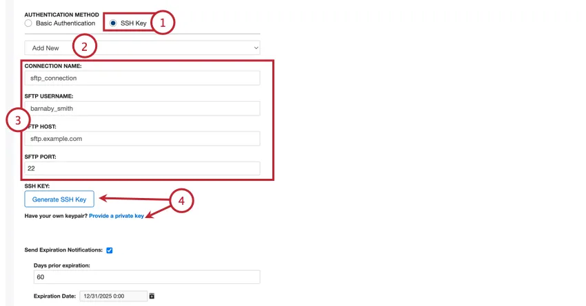 configuração de uma chave de autenticação ssh