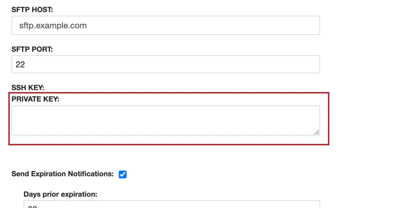 adding a private key