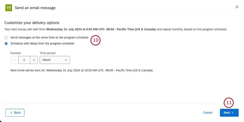 scelta del programma