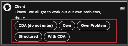 temas en una oración