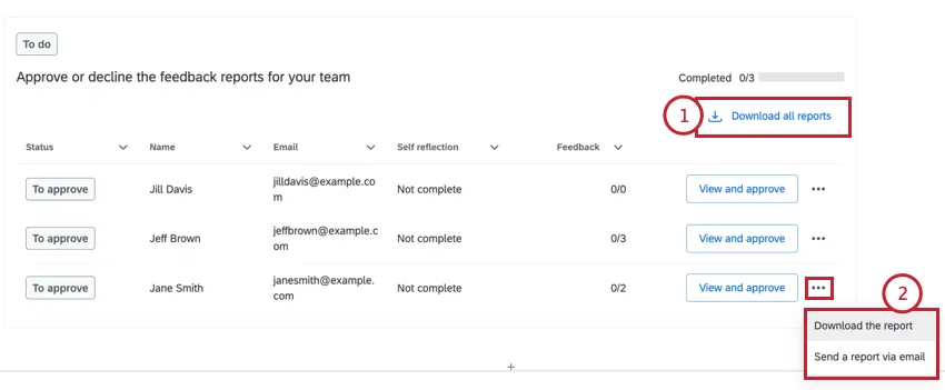 download de relatórios como gerente