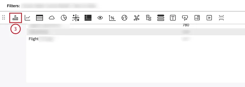 Click the widget you want to add and drag it to your dashboard canvas.