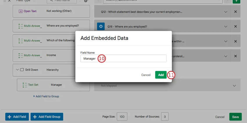 Window opens over dashboard. Name field and blue add button