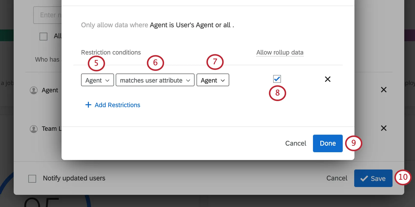 Line of fields filled out as described