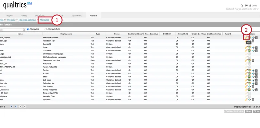 Dans longlet attributs, cliquer sur Modifier