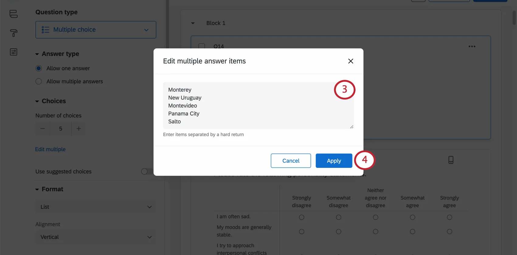 オプションを一覧表示できる新しいウィンドウが開きます。ウィンドウの右下には、「適用 &amp 」、「キャンセル」のボタンがあります。