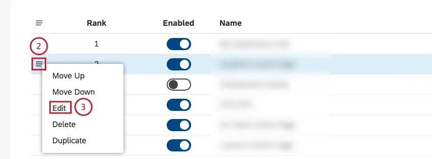 Développez le menu dactions situé à côté de la page daccueil. Sélectionnez Modifier.